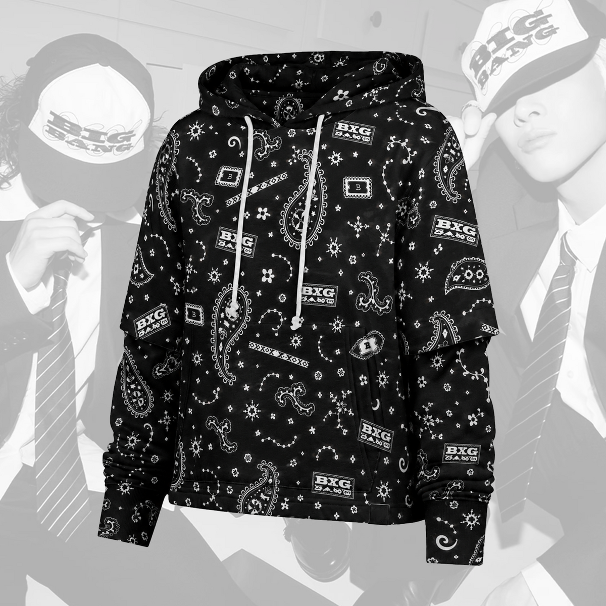 Edgy BIGBANG Shortstop Hoodie XX Cosmos Tour Fanartikel