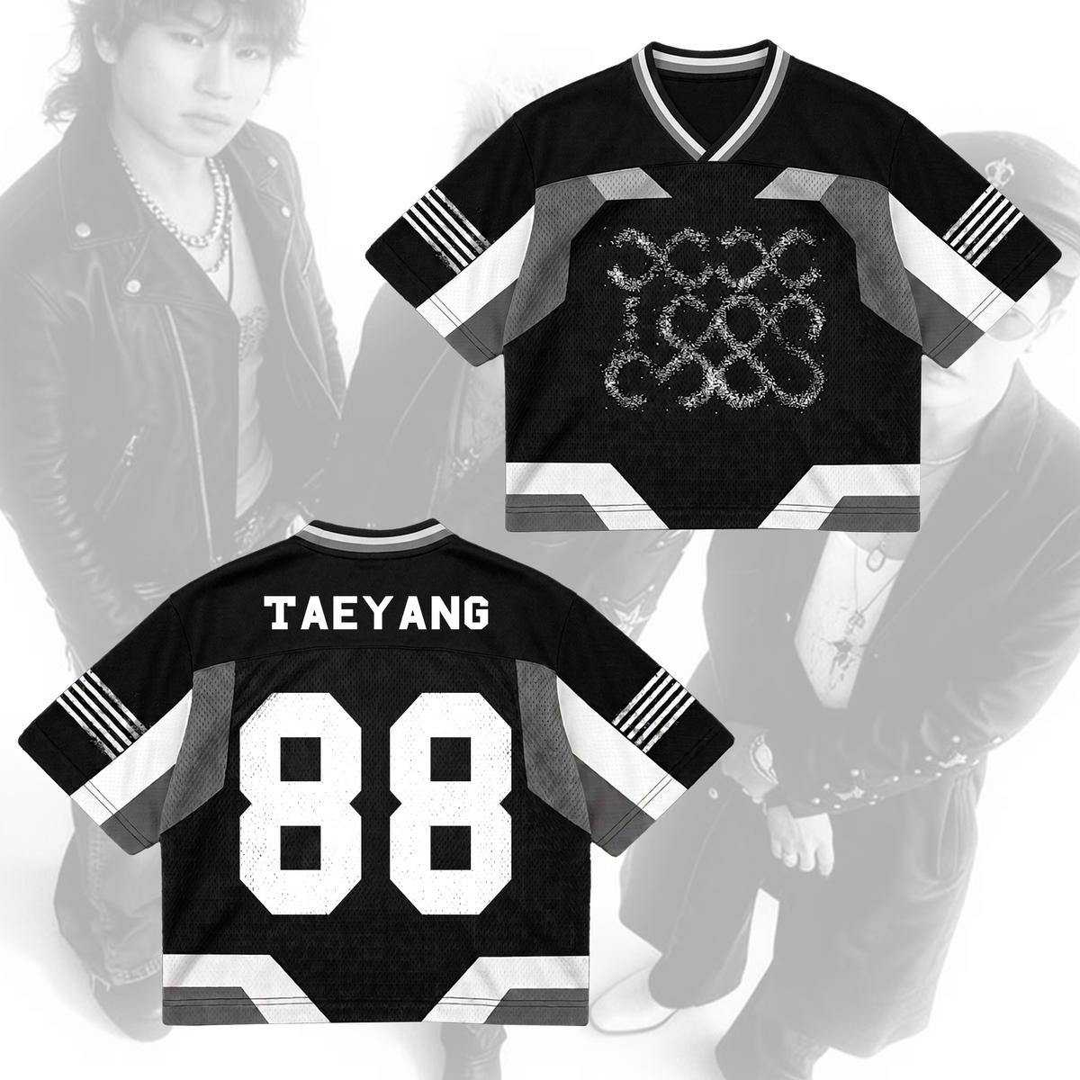 BIGBANG 20. Jubiläumskonzert Mixed-Mesh-Trikot Geschenk für Fans