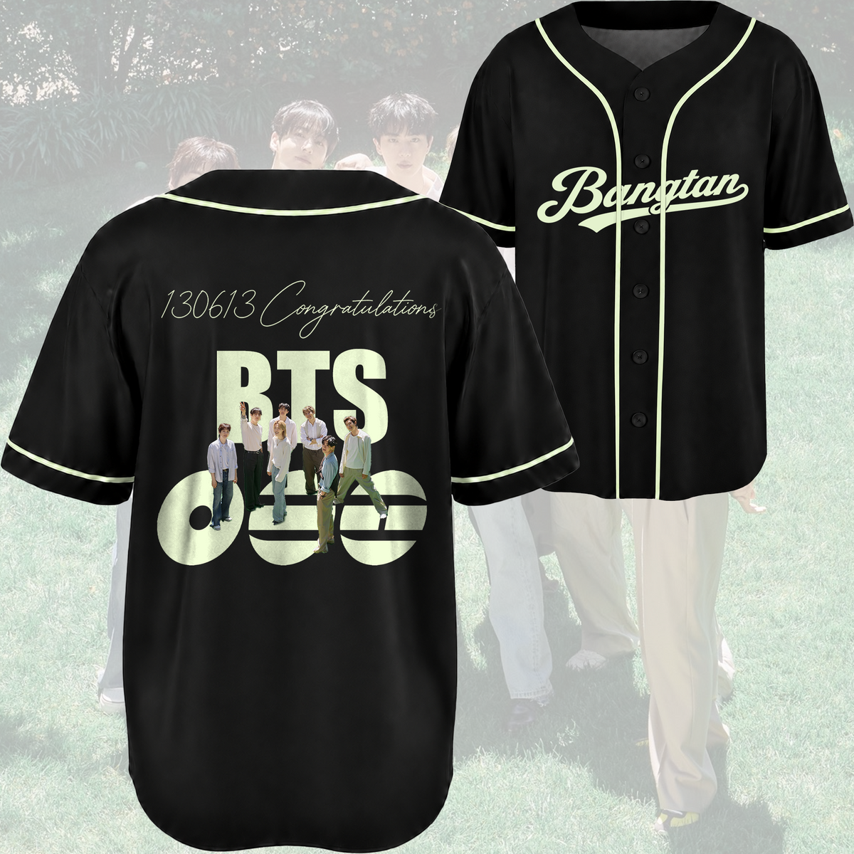 Herzlichen Glückwunsch zum BTS Festa Baseballtrikot-Geschenk für Fans