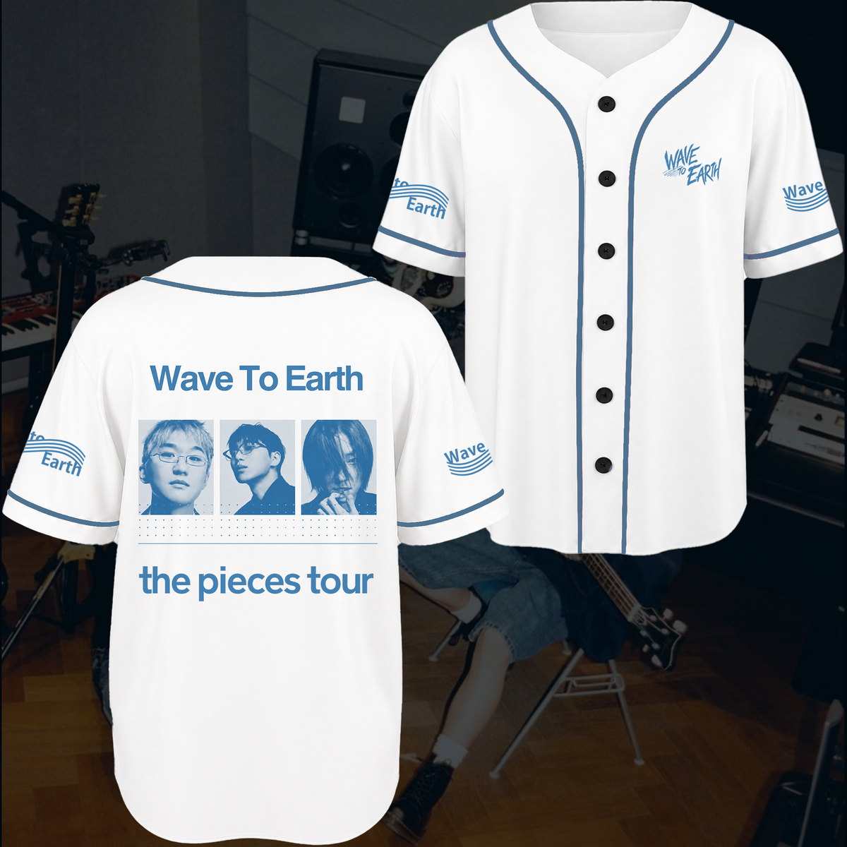 The Pieces Tour Baseballtrikot Wave To Earth Urban Streetwear Merch Geschenk für Fans