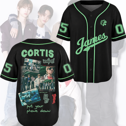 Energy Cortis Leg Dein Handy Weg Tour Baseball-Trikot
