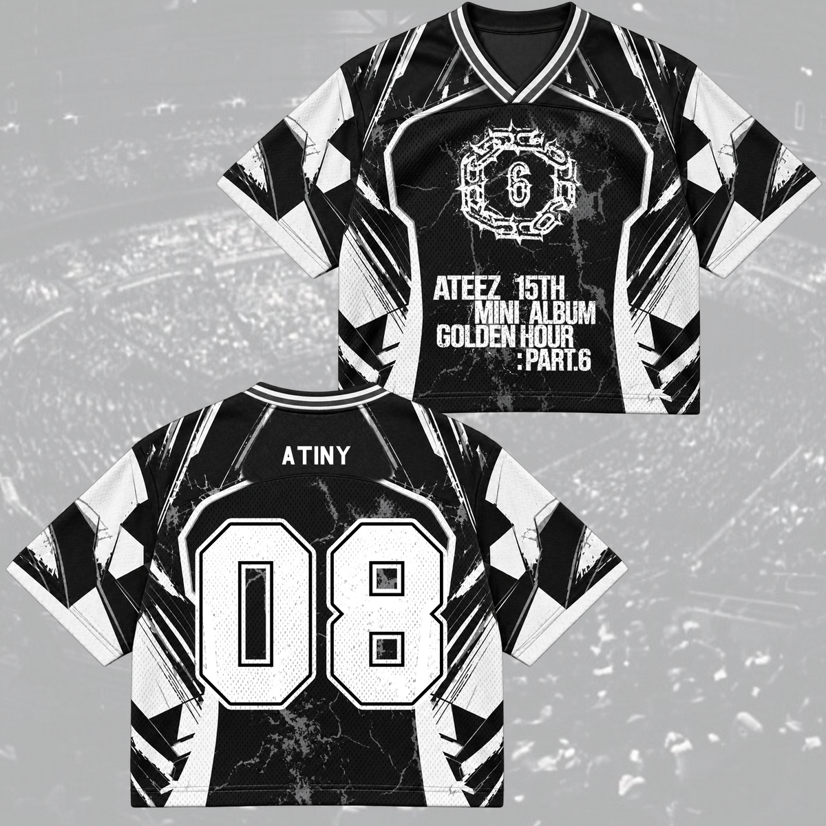 ATEEZ Golden Hour Part 5 Mixed Mesh Jersey Fan Edition (Bad)