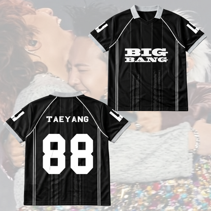 BigBang 20. Jubiläum Baseball-Shirt mit Flügelkragen Streetwear Merch Fan VIP-Geschenke