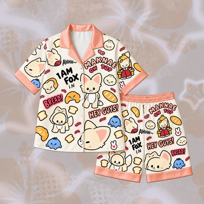 Stray Kids Spooky Stay Day Skzoo Schlafanzug-Set Geschenk für Fans
