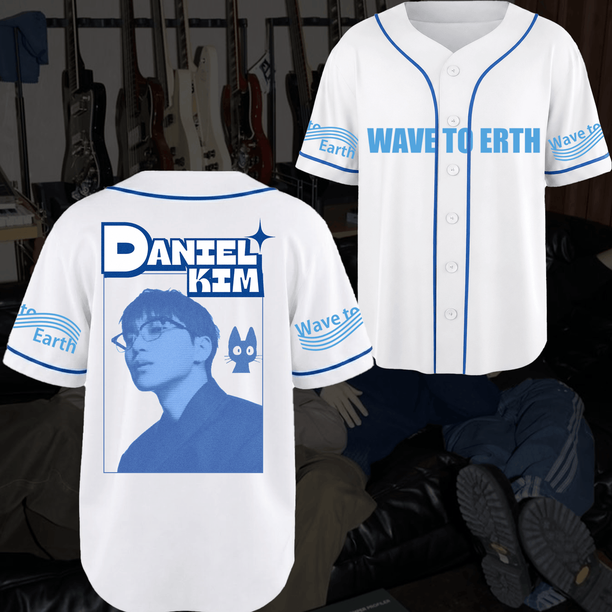The Pieces Tour World Tour Wave To Earth  Baseball Jersey