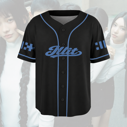 ILLIT I Got Your Back Baseball-Trikot Signatur Retro Merch Geschenk für Fans