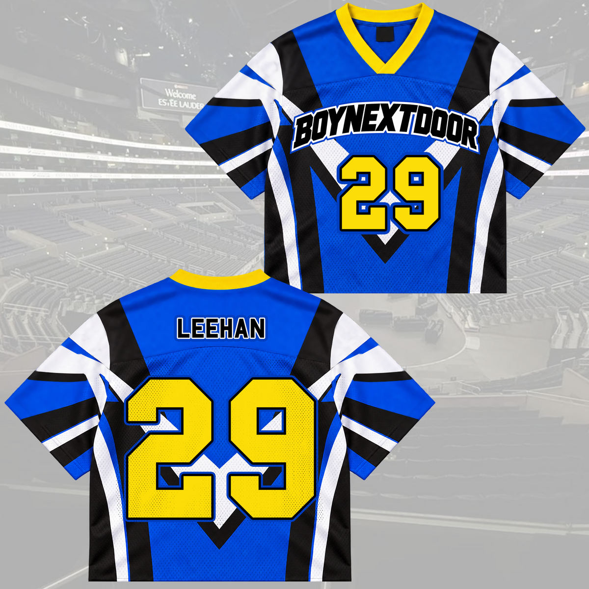 Sporty Chic Boynextdoor Knock On World Tour Album Mix Mesh Jersey Fan Edition