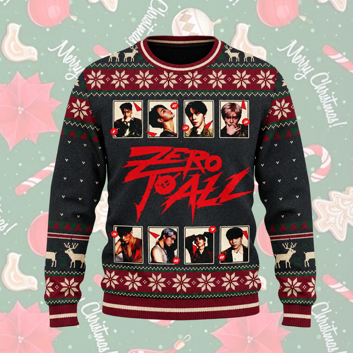 All I Want For Christmas Is Jongho Hässlicher Weihnachtspullover Geschenk für Verliebte