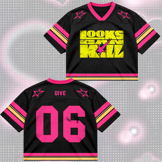 Rebellious Looks Can Kill I.V.E. Club Mixed Mesh Jersey For Dive