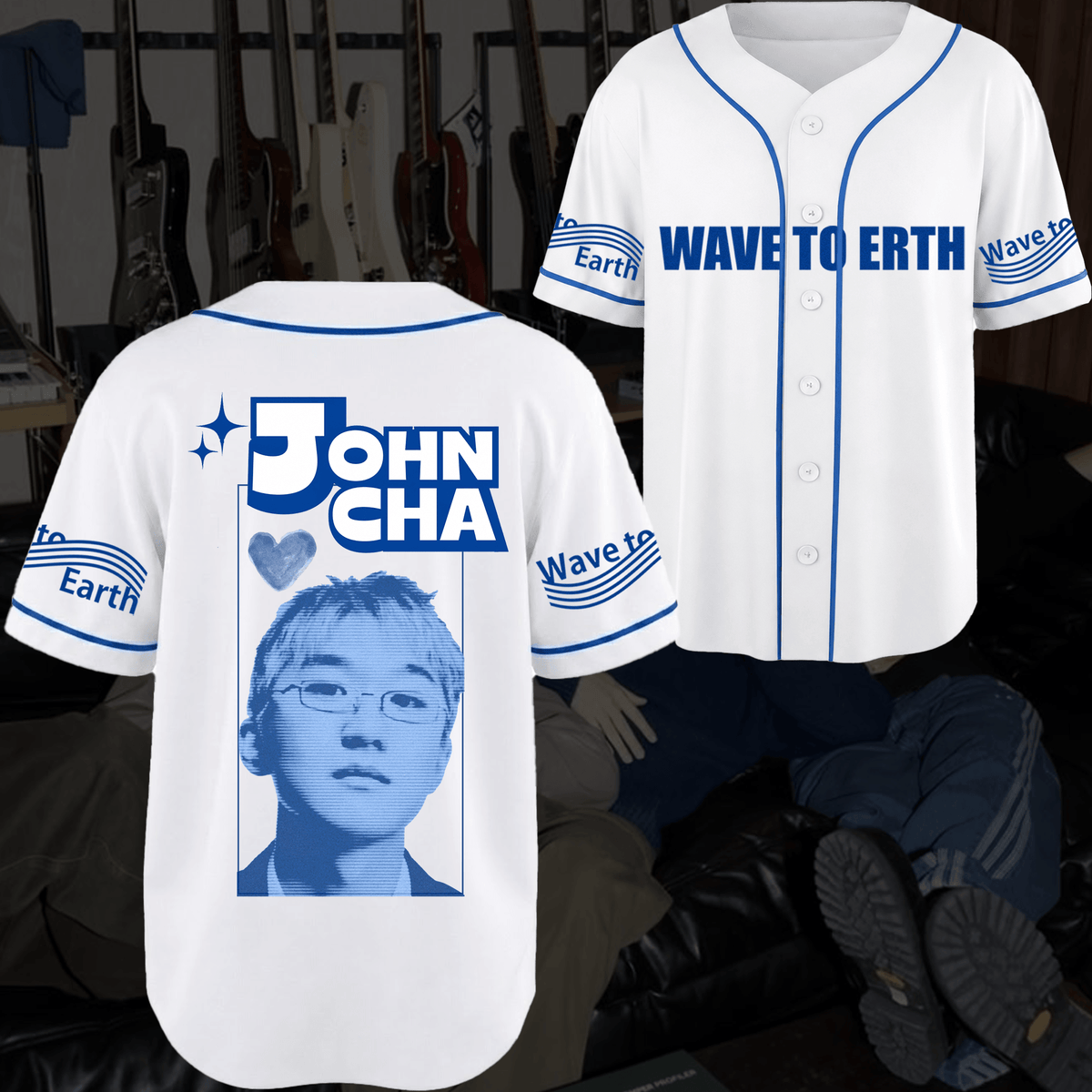 The Pieces Tour World Tour Wave To Earth  Baseball Jersey