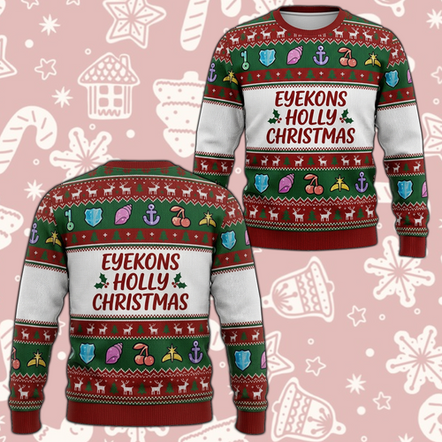 Merry Katseye Ugly Christmas Sweater Fan-Edition