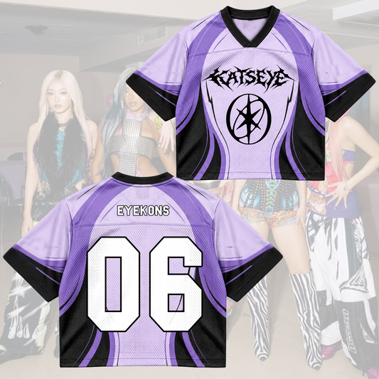 KATSEYE Comeback Heavy Metal Mixed Mesh Jersey für EYEKONS
