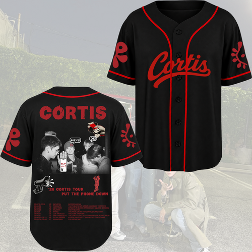Electric Put Your Phone Down Tour Cortis Baseball-Trikot