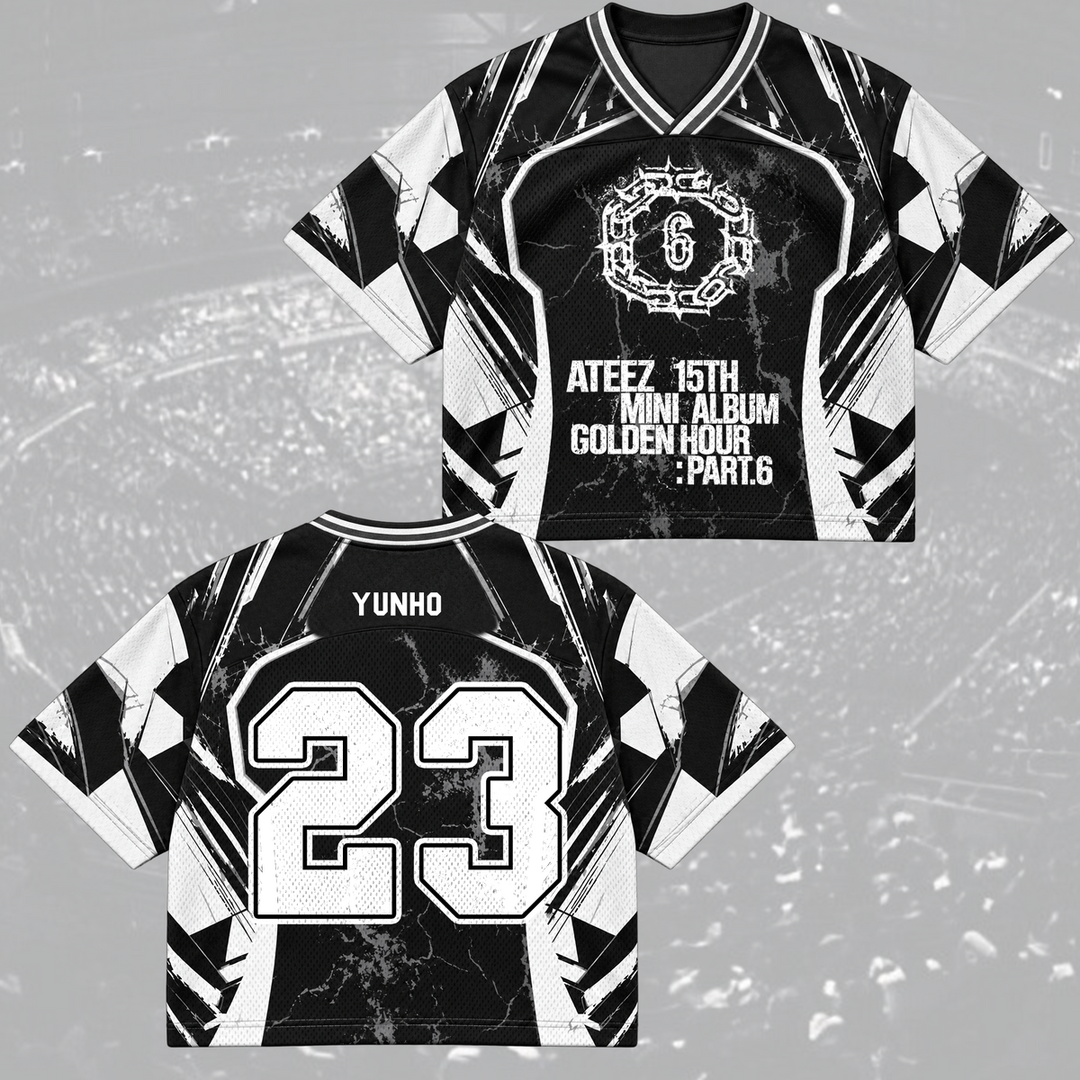 ATEEZ Golden Hour Part 5 Mixed Mesh Jersey Fan Edition (Bad)