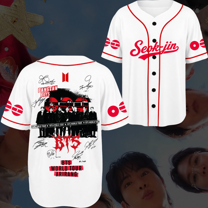 BTS 2026 Arirang Festa Baseballtrikot zum 13. Jubiläum