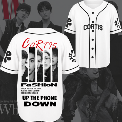 Unframed Odyssey Cortis „Put Your Phone Down“-Tour Baseballtrikot Geschenk für Fans