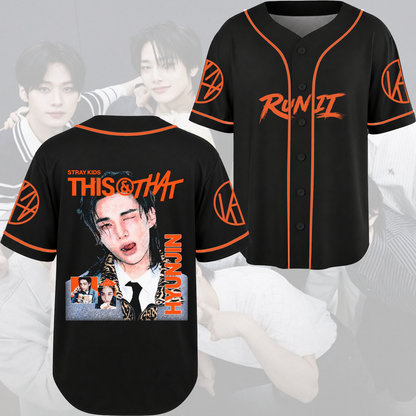 Stray Kids Visual Baseballtrikot modernes Hip-Hop K-Pop Streetwear Fan-Geschenke