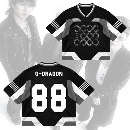 BIGBANG 20. Jubiläumskonzert Mixed-Mesh-Trikot Geschenk für Fans