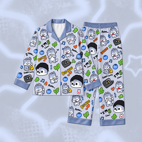 Stray Kids Spooky Stay Day Skzoo Schlafanzug-Set Geschenk für Fans