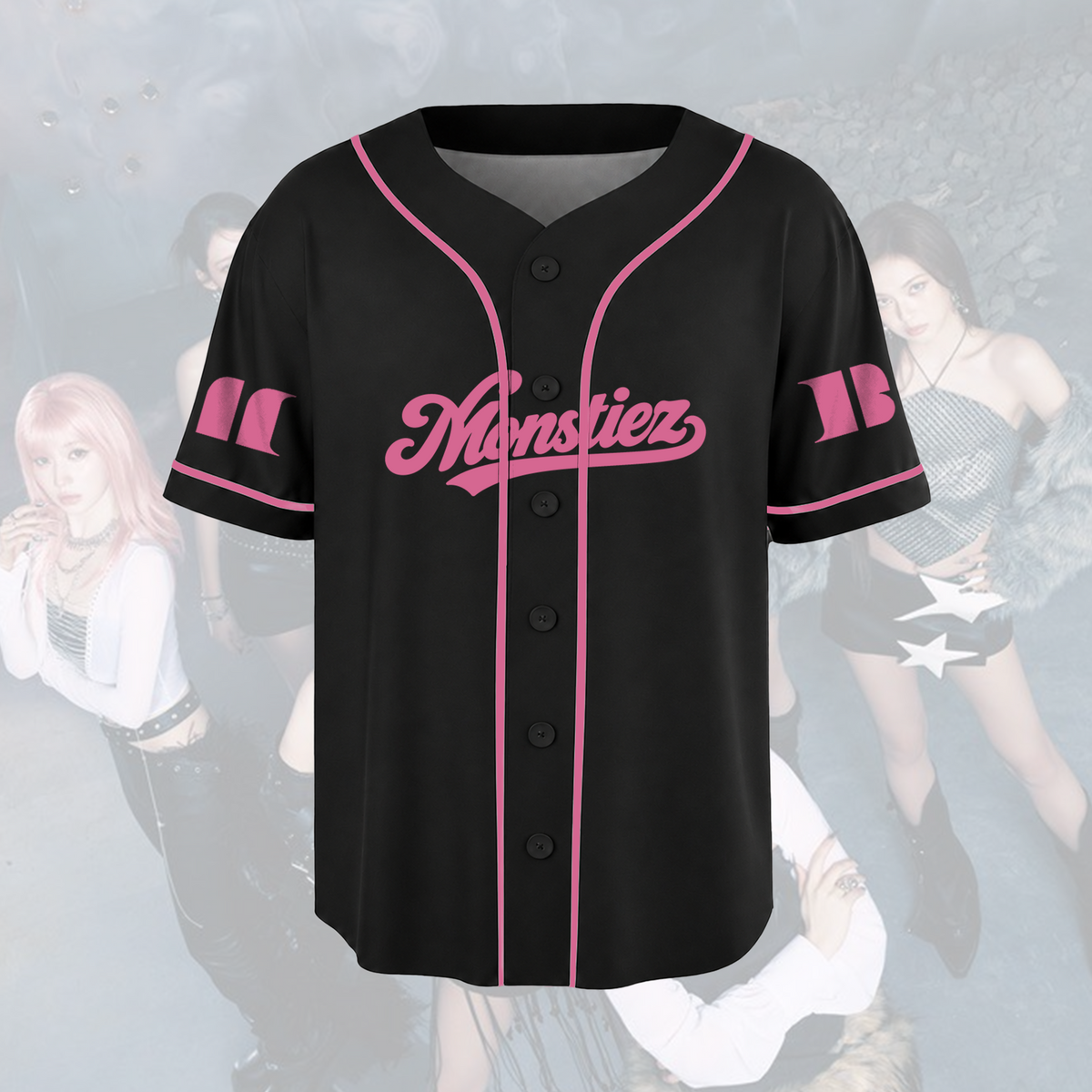Feuriges The Choom World Tour Babymonster PStreetwear Baseball-Trikot Geschenk für Fans