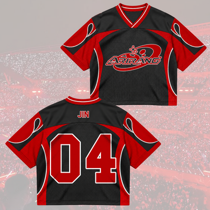 Rose of Sharon Bangtan Boys Arirang Welttournee BTS Mesh-Trikot-Mix Geschenk für Army