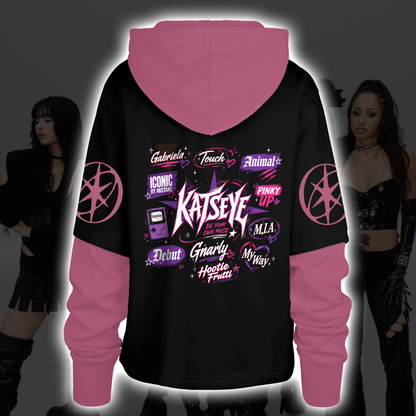 KATSEYE Album Merch Shortstop Hoodie Hootie Frutti K-Pop Hoodie Fan-Geschenke