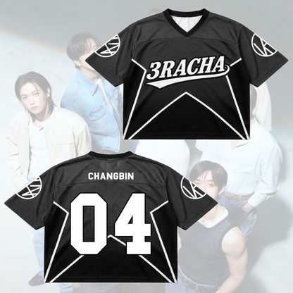 Stray Kids 3RACHA Fußballtrikot SKZ Welttournee Konzert-Outfit Geschenk für Fans