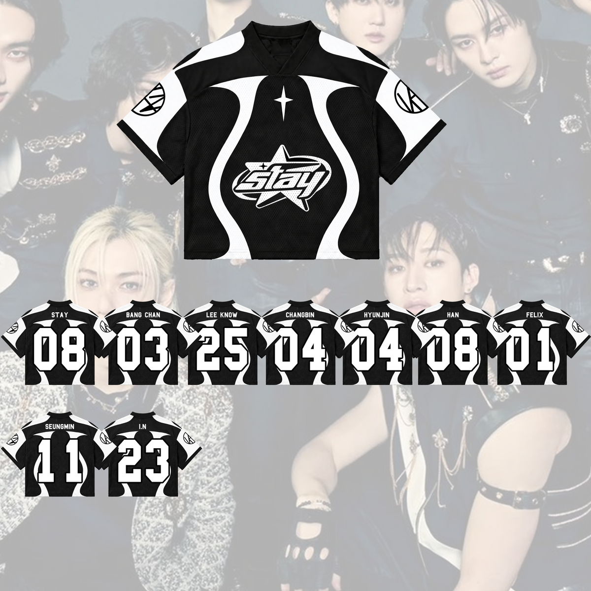 Stray Kids This & That Album Jersey Run It Merchandise Geschenk für STAY
