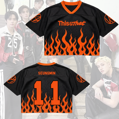 Bold Stray Kids This That Album Jersey Run It Merch Geschenk für STAY