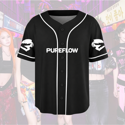 LE SSERAFIM Pureflow Tour Ästhetisches Baseballtrikot Geschenk für Fans