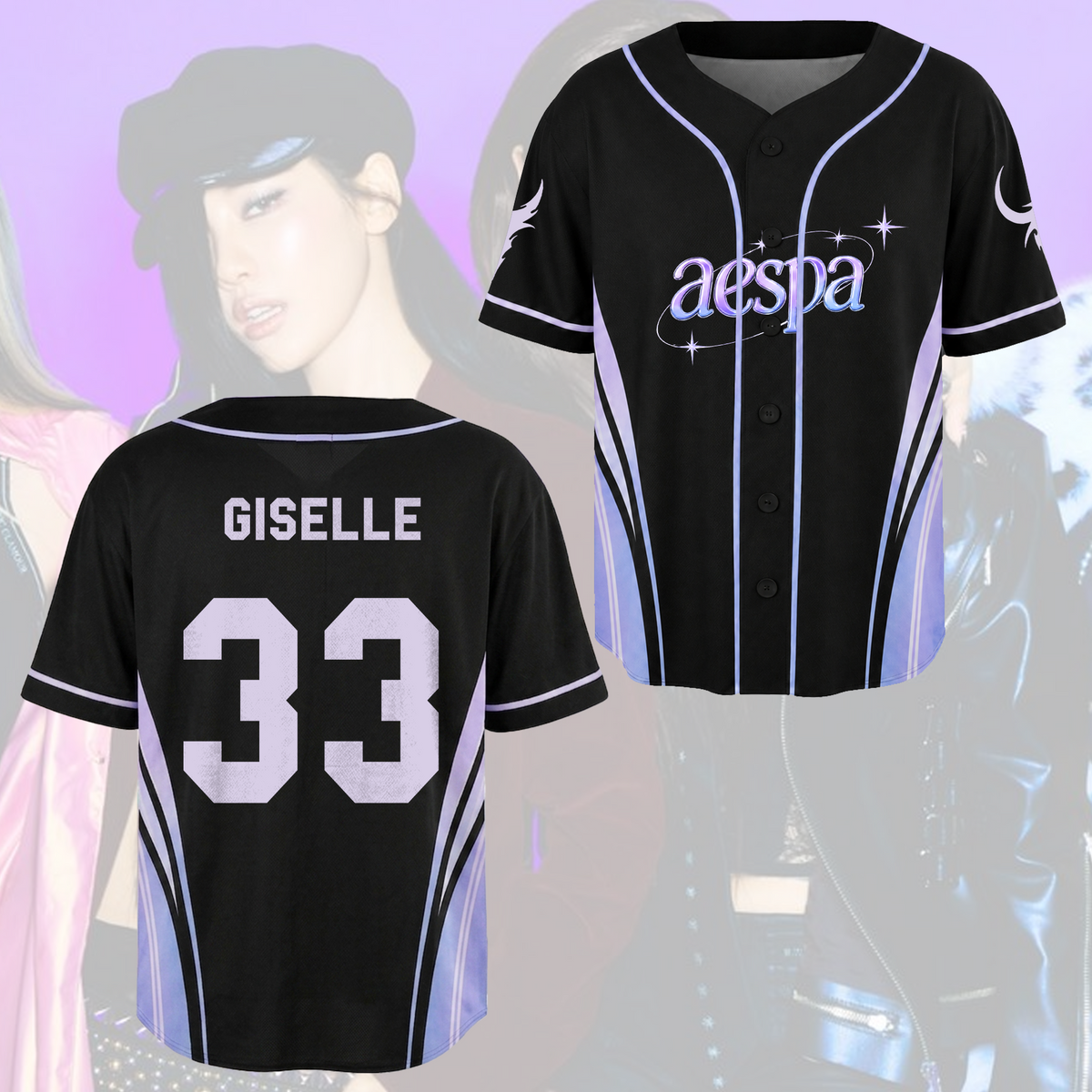 Ethereal Aespa Synk Complexity Tour Baseballtrikot Geschenk für Fans