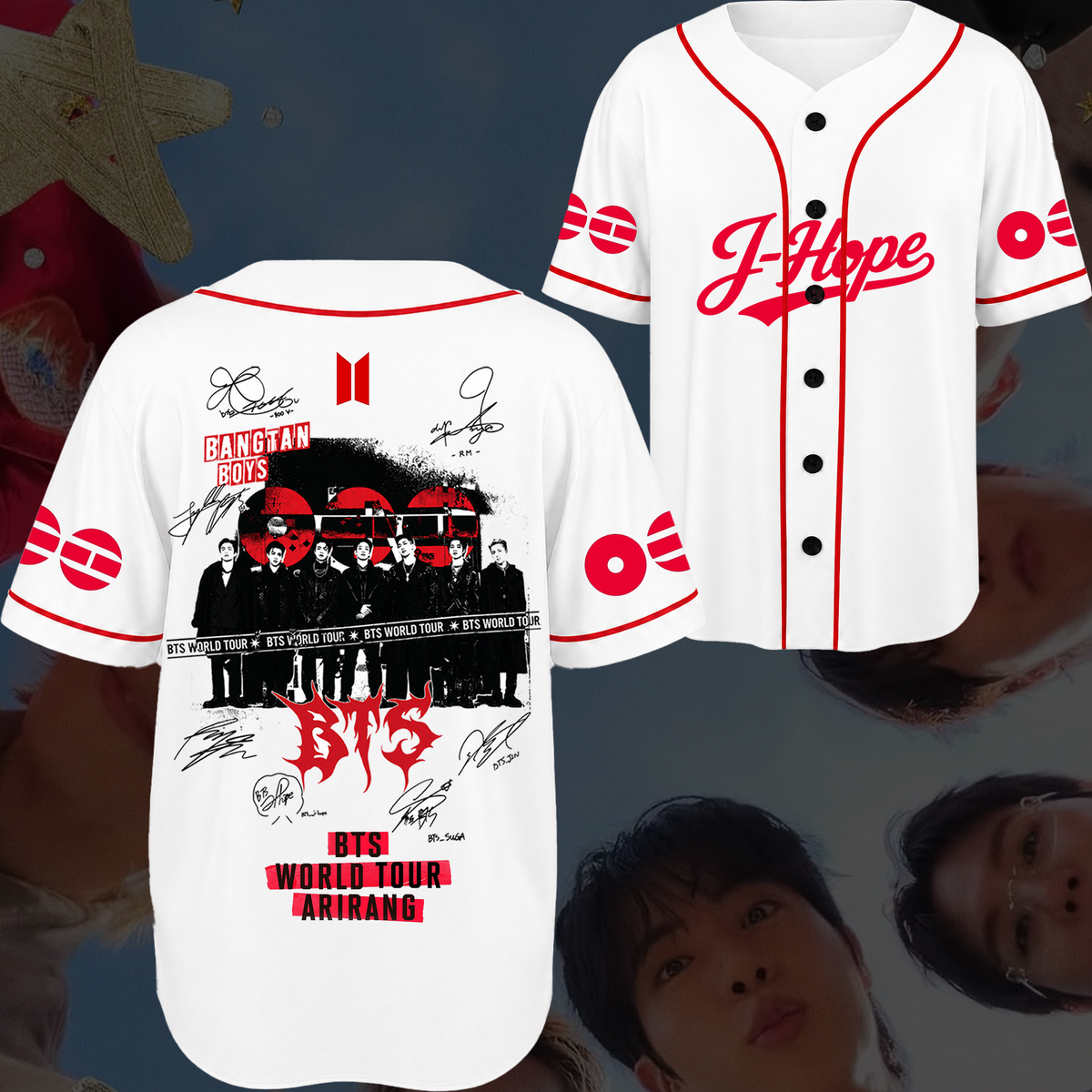 BTS 2026 Arirang Festa Baseballtrikot zum 13. Jubiläum