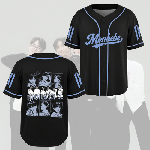 Faszinierendes Monbebe Baseballtrikot MONSTA X K-Pop Geschenk für Fans