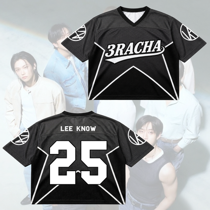 Stray Kids 3RACHA Fußballtrikot SKZ Welttournee Konzert-Outfit Geschenk für Fans