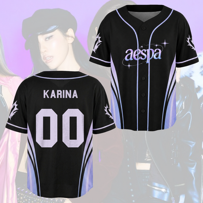 Ethereal Aespa Synk Complexity Tour Baseballtrikot Geschenk für Fans