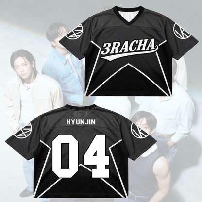Stray Kids 3RACHA Fußballtrikot SKZ Welttournee Konzert-Outfit Geschenk für Fans