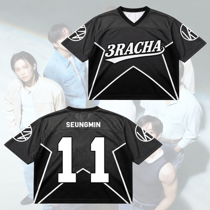 Stray Kids 3RACHA Fußballtrikot SKZ Welttournee Konzert-Outfit Geschenk für Fans