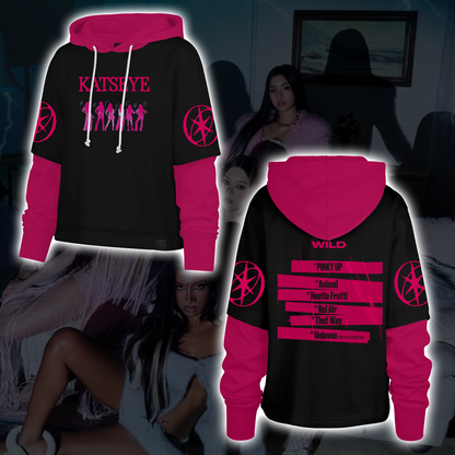 Großartiger KATSEYE WILD Album Hoodie K-Pop The Wildworld Tour Geschenk für Fans