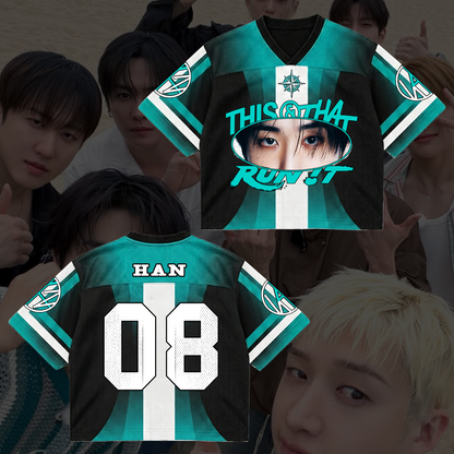 Stray Kids Eye This & That Album Mixed Mesh Jersey Geschenke für Stay