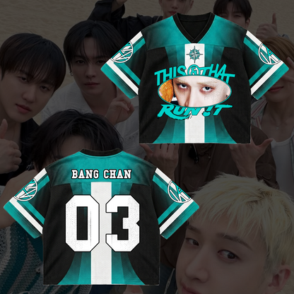 Stray Kids Eye This & That Album Mixed Mesh Jersey Geschenke für Stay