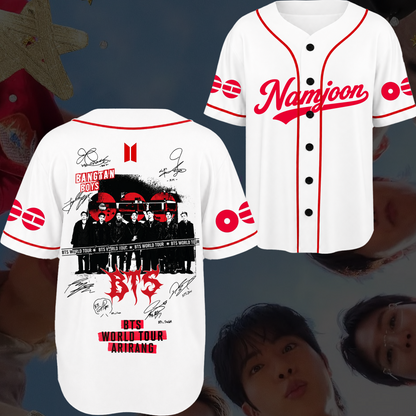 BTS 2026 Arirang Festa Baseballtrikot zum 13. Jubiläum