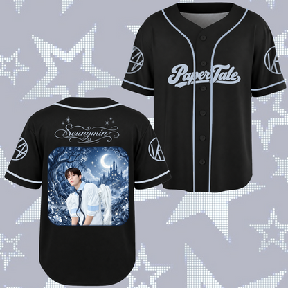 Stray Kids Run It World Tour Baseball-Trikot Edgy Streetwear Geschenk für Fans