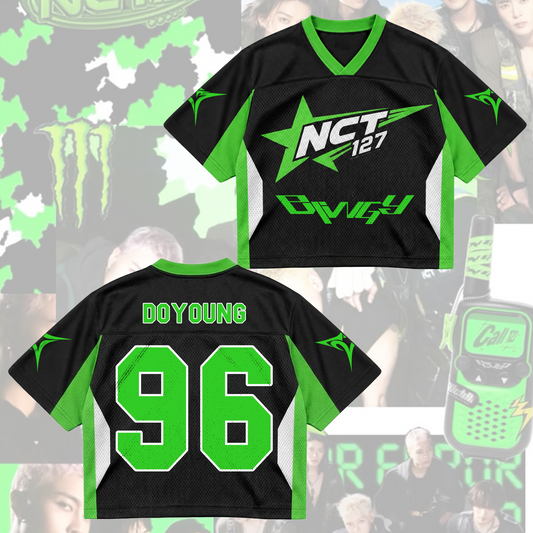NCT 127 07 Blingy Album Cyber Star Mixed Mesh Jersey Gift For Fans