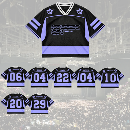 Sporty Chic Boynextdoor Knock On World Tour Album Mix Mesh Jersey Fan Edition