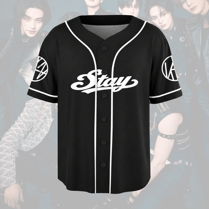 Bezauberndes Skzoo Stray Kids Forever süßes Cartoon-Maskottchen Baseballtrikot Geschenk für Fans