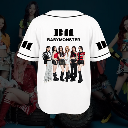 Fesselndes The Choom World Tour Babymonster Baseball-Trikot für Monstiez