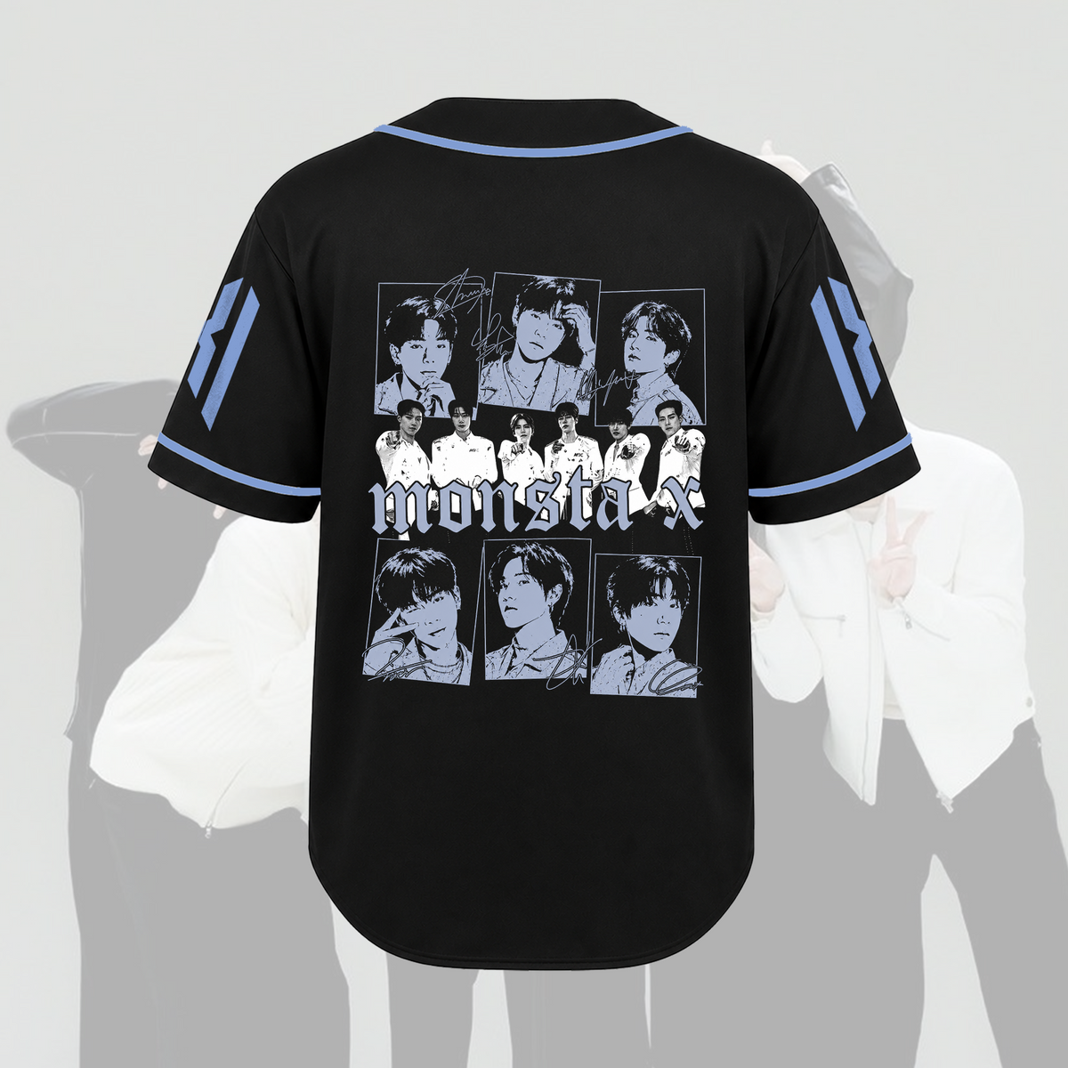 Faszinierendes Monbebe Baseballtrikot MONSTA X K-Pop Geschenk für Fans