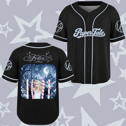 Stray Kids Run It World Tour Baseball-Trikot Edgy Streetwear Geschenk für Fans