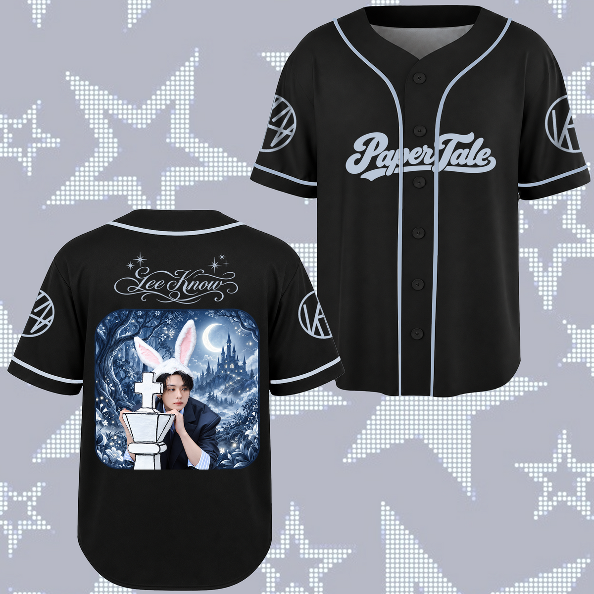 Stray Kids Run It World Tour Baseball-Trikot Edgy Streetwear Geschenk für Fans