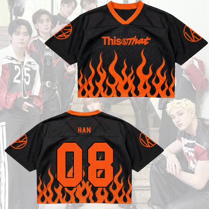 Bold Stray Kids This That Album Jersey Run It Merch Geschenk für STAY